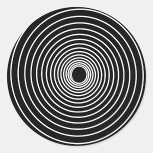 Spiral Runt Klistermärke