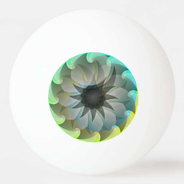 Spiral Shark av Kenneth Yoncich Pingisboll (Framsidan)