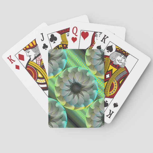 Spiral Shark av Kenneth Yoncich Spel Kort (Baksidan)