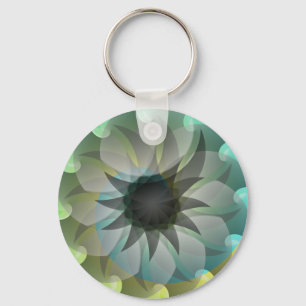 Spiral Shark Keychain av Kenneth Yoncich Nyckelring