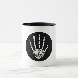Spiral Skeleton Hand Mugg