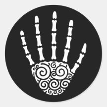 Spiral Skeleton Hand