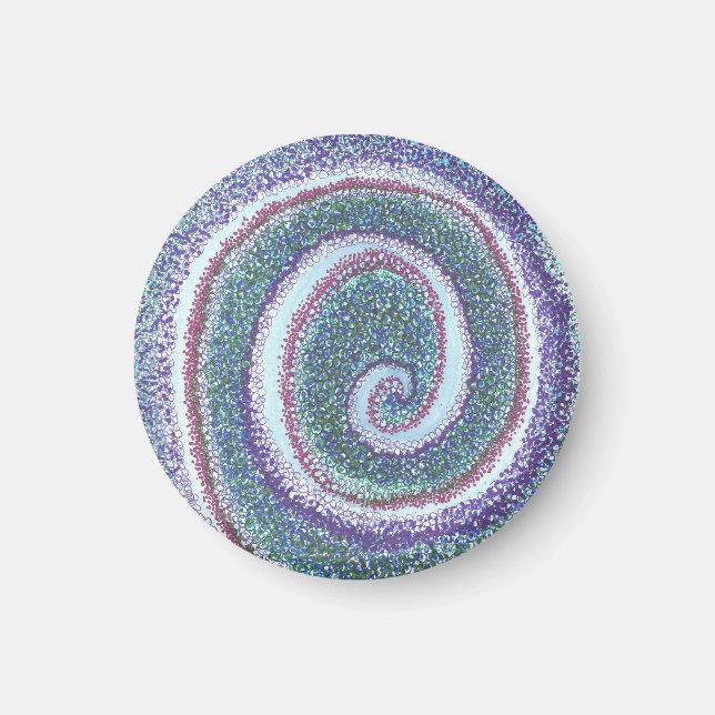 "SPIRAL SNÄCKA" MAGNET (Framsidan)
