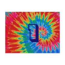 Spiral Tie Dye Bröllop Bord One