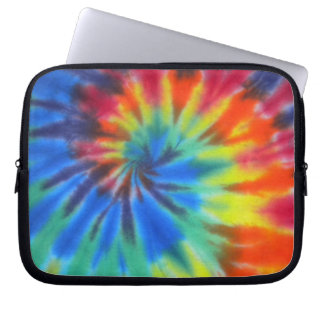 Spiral Tie-Färg för blått Laptop Sleeve