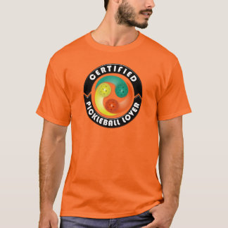 Spiral TieDye för auktoriseradPickleball älskare 1 T-shirt