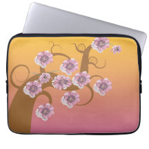 Spiral Träd med blomma 13-tumsskydd för bärbara da