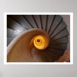 Spiral trapphus Poster