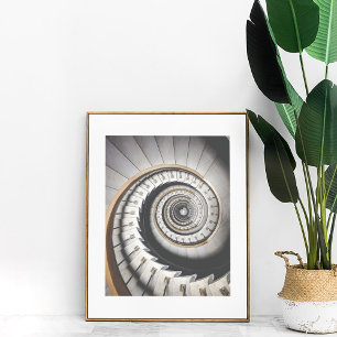 Spiral trapphus Poster