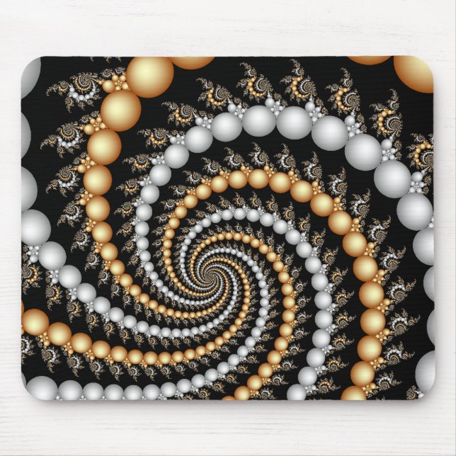 Spiral trappuppgång Mousepad för Fractal Musmatta (Framsidan)