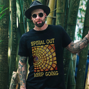 Spiral ut Behålla på väg - Fibonacci Sequence Tee
