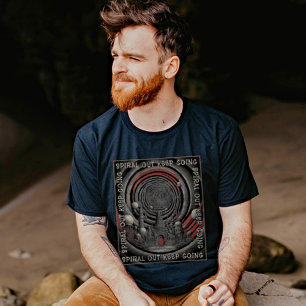 Spiral ut-Behålla på väg - Verktyg Retro Tee