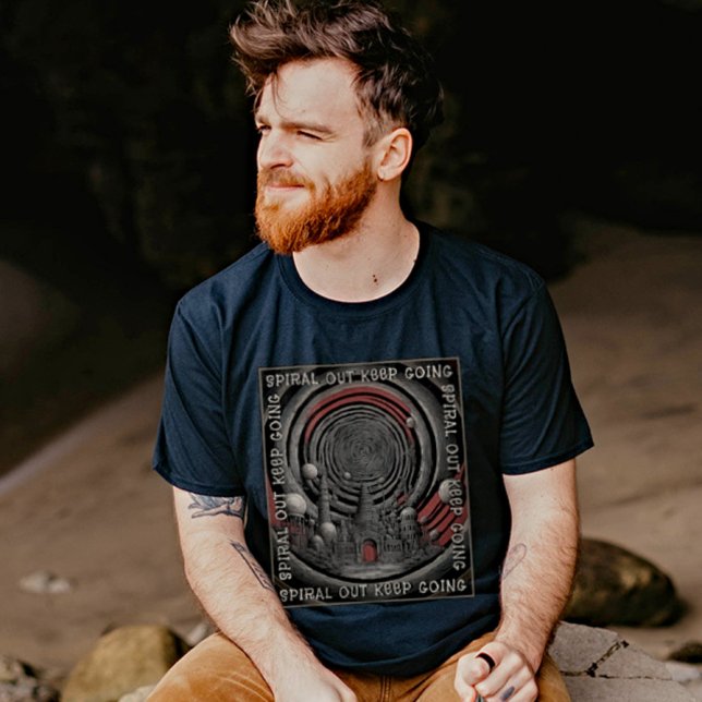 Spiral ut-Behålla på väg - Verktyg Retro Tee (Skapare uppladdad)