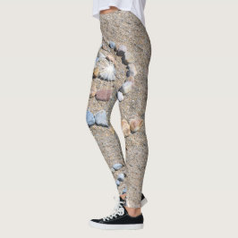 Spiral vid stranden leggings