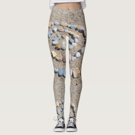 Spiral vid stranden leggings