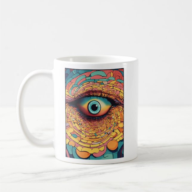 "Spiral Vision Hypnosis Tee" Kaffemugg (Vänster)
