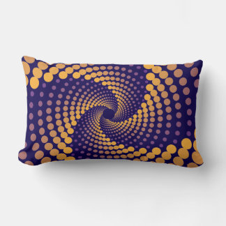 Spiral Vortex mönster Lumbarkudde