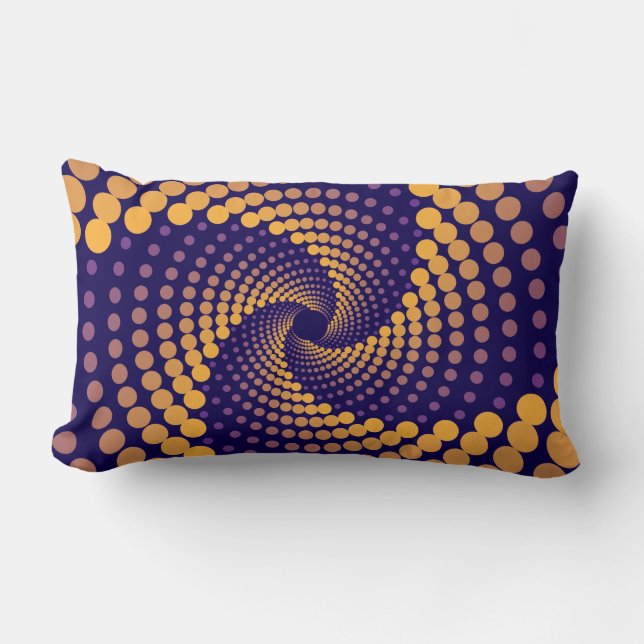 Spiral Vortex mönster Lumbarkudde (Framsida)