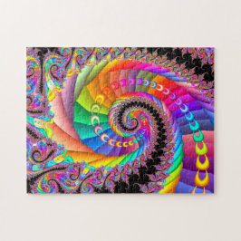 Spiral vridningFractalkonst Pussel