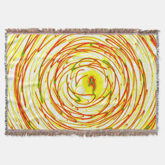Spiral Wave Bloom – Premium Throw Blanket Filt