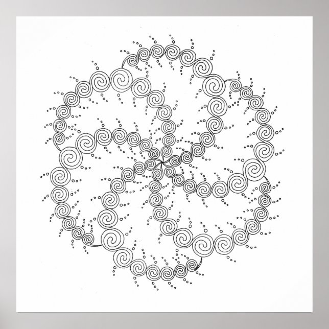 Spiral Wheel III Poster (Framsidan)