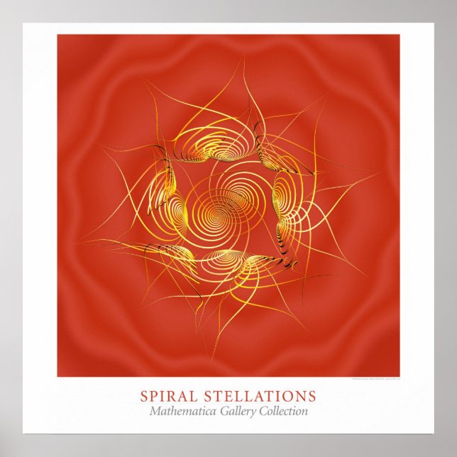 Spirala stjärnformationer poster (Framsidan)