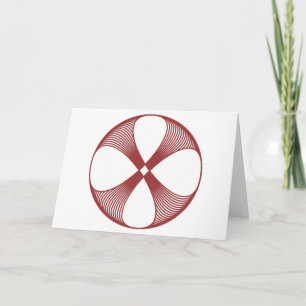 Spiralblomsterkort Kort