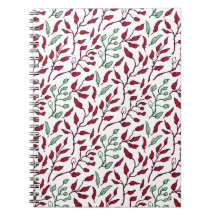 Spiralbundna blomsteranteckningsböcker för chic an