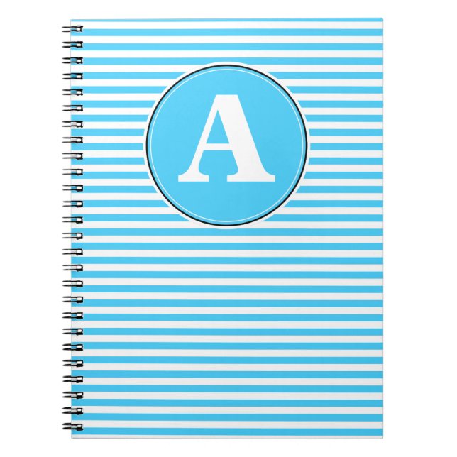 Spiralbuntnotisbok, anpassad monogrammall anteckningsbok (Framsidan)