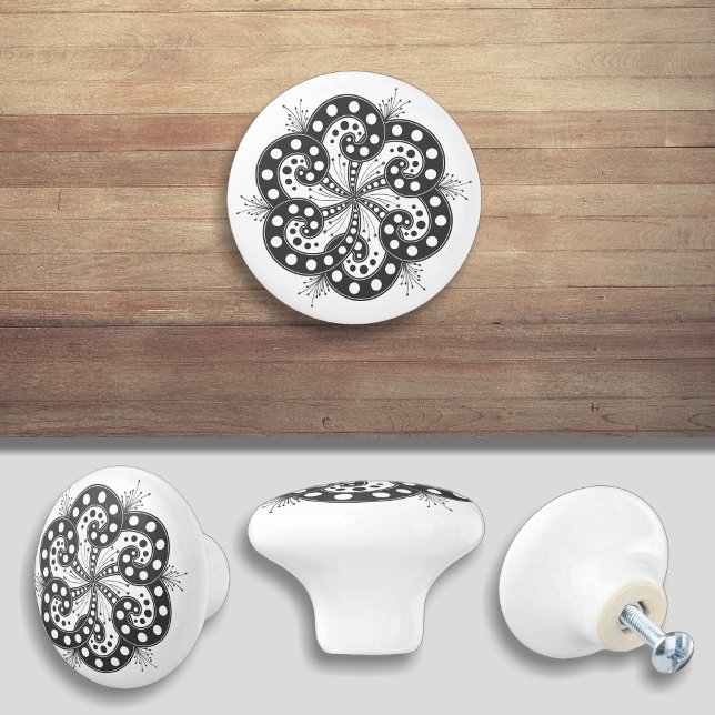 Spiraldesign Elegant Dörrhandtag Skåpshandtag Knopp (Skapare uppladdad)