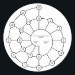 Spiraldex Runt Klistermärke<br><div class="desc">Spiraldex-dekalen är ett underbart tillägg till din kula journal eller daglig planerare för visuell behålla av din tidshantering. Med ett 18-timmarsintervall och 15-minuterssegment kan du verkligen en detaljerad logg över vart din tid går. Med avslutat av projektionsyta kan du ange färg-kod, högdager eller skriva för hur din tid har använts....</div>
