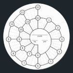 Spiraldex Runt Klistermärke<br><div class="desc">Spiraldex-dekalen är ett underbart tillägg till din kula journal eller daglig planerare för visuell behålla av din tidshantering. Med ett 18-timmarsintervall och 15-minuterssegment kan du verkligen en detaljerad logg över vart din tid går. Med avslutat av projektionsyta kan du ange färg-kod, högdager eller skriva för hur din tid har använts....</div>
