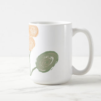 Spiraler av blomstrande energi kaffemugg