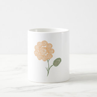 Spiraler av blomstrande energi kaffemugg