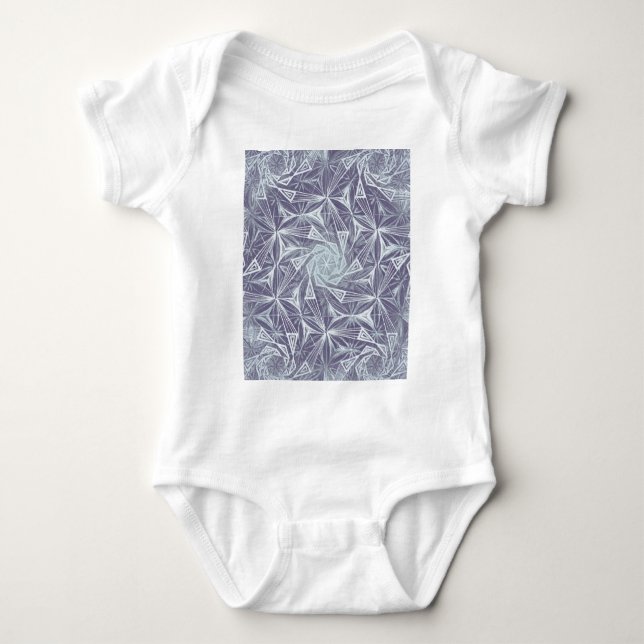 Spiraler av trianglar t shirt (Framsida)