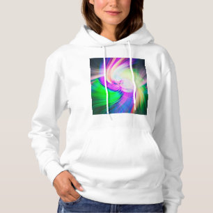 SPIRALFLUO - Psykedelisk färgmodern Fractal - T Shirt