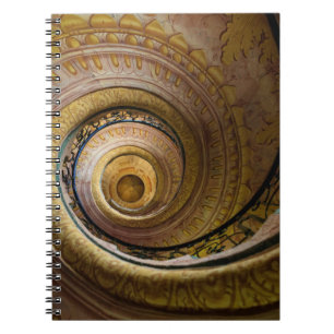 Spiralformad trappa anteckningsbok