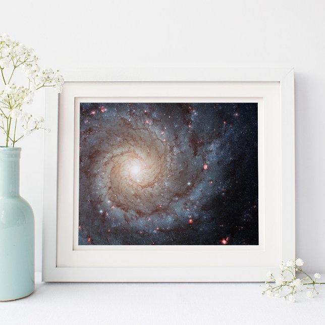 Spiralgalaxen M74 10x8 Poster (Spiral Galaxy M74 10x8 Poster)