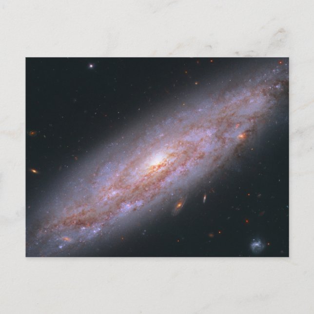 Spiralgalaxen Ngc 3972. Vykort (Framsida)