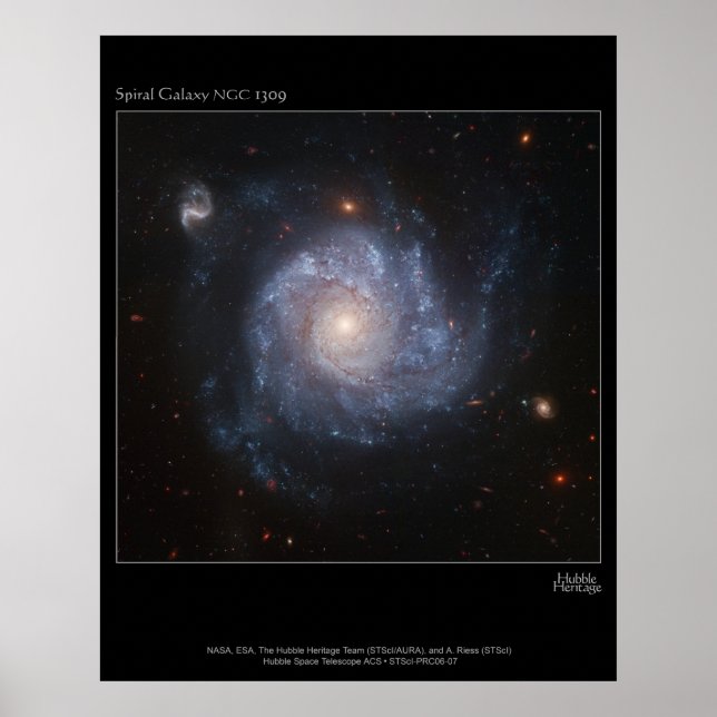 SpiralGalaxyNGC1309-2006-07 Poster (Framsidan)