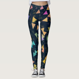 Spiraling Triangles Leggings