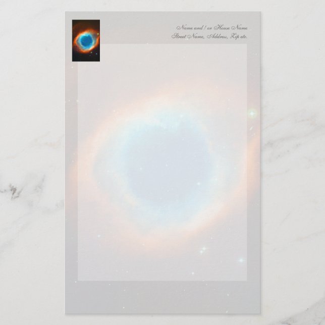 SpiralNebulaaka öga av guden Brevpapper (Framsida)