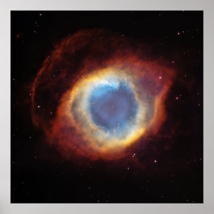 Spiralnebulaen NGC 7293 Caldwell 63 Poster