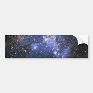 Spiralt galaxutrymme för blått bildekal