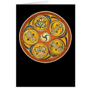 Spiralt kort för Celtic, Lughnasadh design