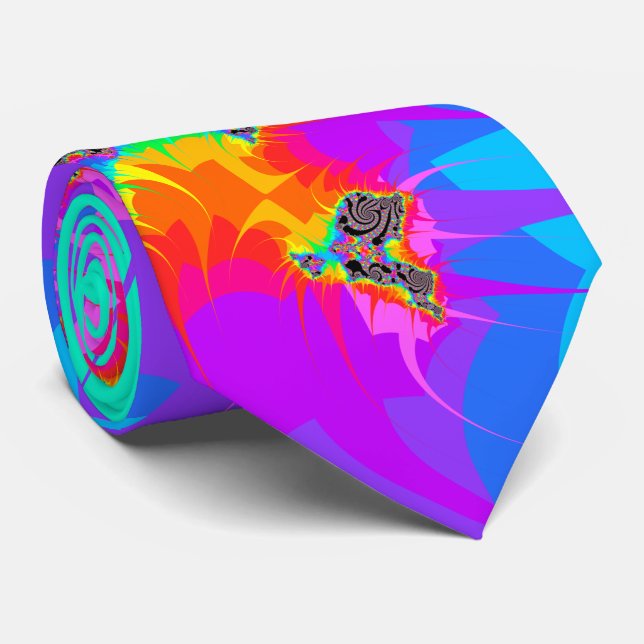 Spiralt regnbågestänk för Fractal Slips (Rullad)