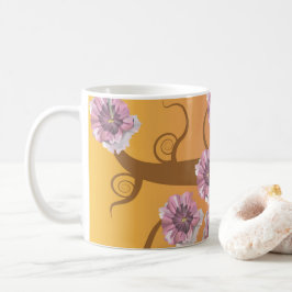 Spiralträd med blomma  kaffemugg