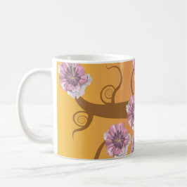 Spiralträd med blomma  kaffemugg