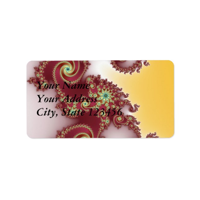 Spiraly Goodnes Adressetikett (Framsidan)