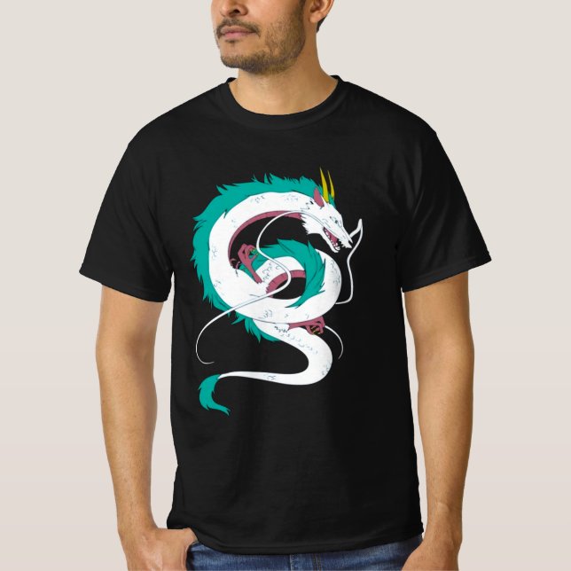 Spirated away haku t shirt (Framsida)